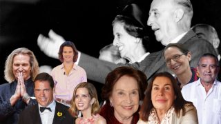 Familia Franco. (Fotos: Gtres y redes sociales))