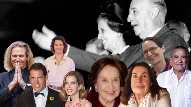 Familia Franco. (Fotos: Gtres y redes sociales))