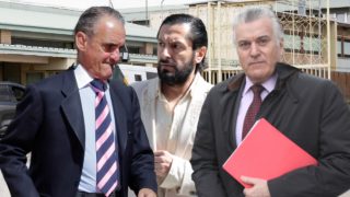 De izquierda a derecha. Mario Conde, Rafael Amargo y Luis Bárcenas. (FOTOS: GTRES)