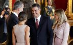 Rey Felipe, Reina Letizia, Pedro Sánchez, Begoña Gómez