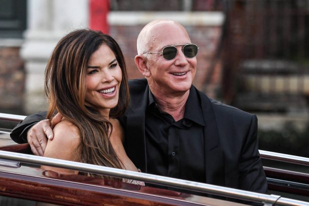 Lauren Sánchez. Jeff Bezos, boda, Venecia