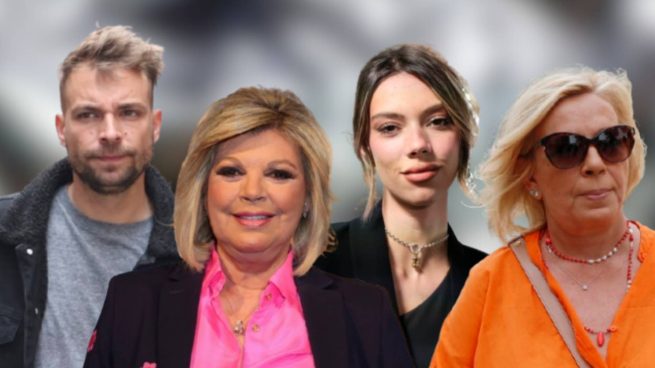 Clan campos, terelu campos, carmen borrego, alejandra rubio, almoguera