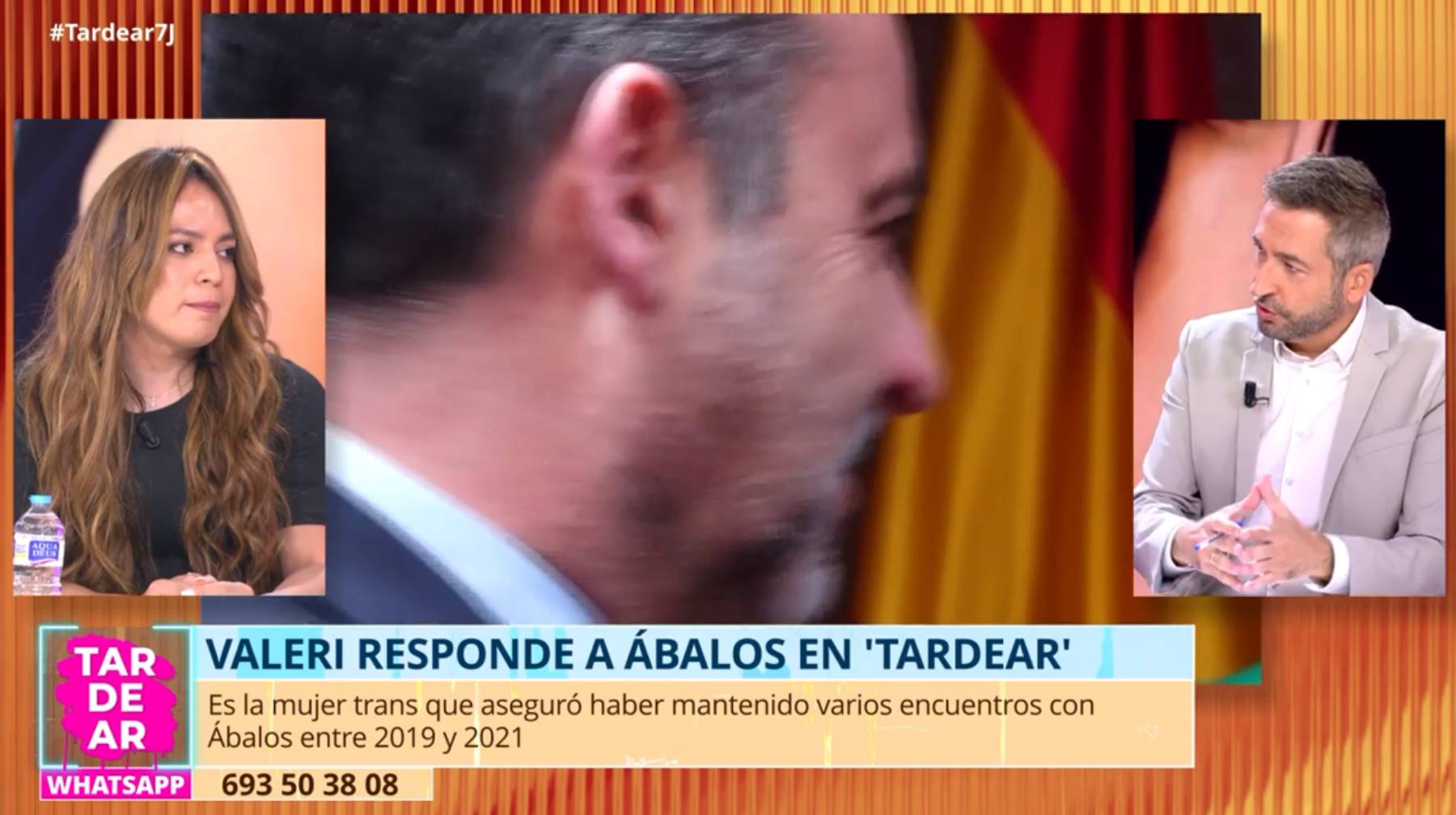 Valeri Cuéllar en 'TardeAR'. (Foto: Telecinco)