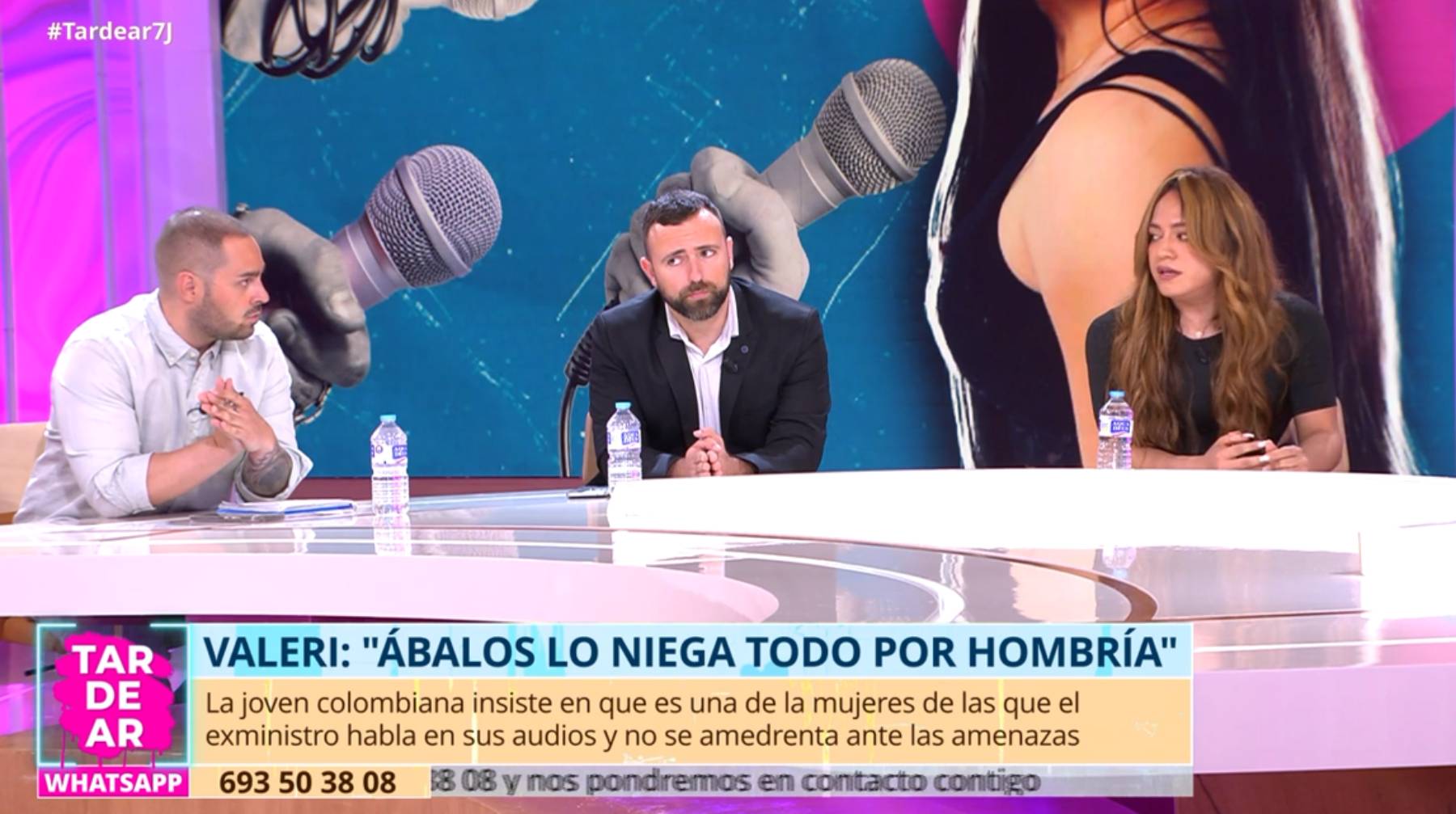 Valeri Cuéllar en 'TardeAR'. (Foto: Telecinco)