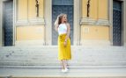Parece de lujo pero es de Lefties: la falda de lino que pega con todo y no te vas a quitar este verano