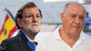 Mariano Rajoy y Amancio Ortega. (FOTOS: GTRES)