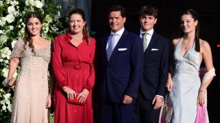 Alexia de Grecia junto a sus hijos y su marido. (FOTO: GTRES)