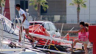 Cristiano Ronaldo y Georgina durante unas vacaciones. (Foto: Gtres)