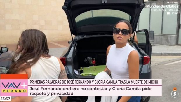 Primeras imágenes de José Fernando y Gloria Camila tras la muerte de Michu. (FOTO: TELECINCO)