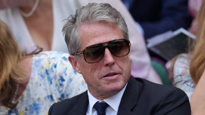 Hugh Grant en Wimbledon. (Foto: Gtres)