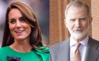 Montaje de Kate Middleton y Felipe VI. (Fotos: Gtres)