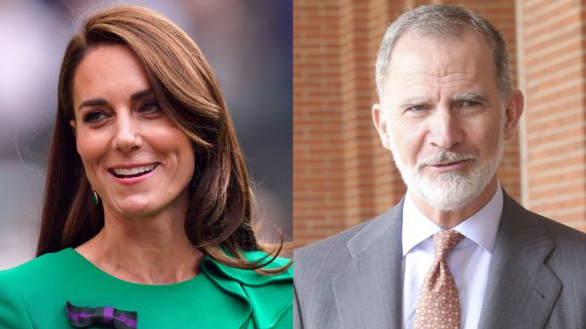 Montaje de Kate Middleton y Felipe VI. (Fotos: Gtres)