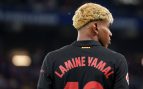 Lamine Yamal durante un partido de futbol. (Foto: Gtres)