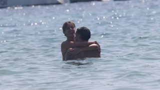 Desirée Cordero y Felipe Carballo en Ibiza. (Foto: Gtres)