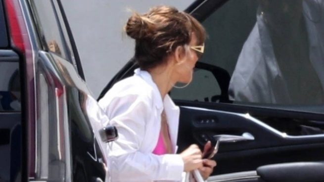 Jennifer López en Los Ángeles. (Foto: Gtres)