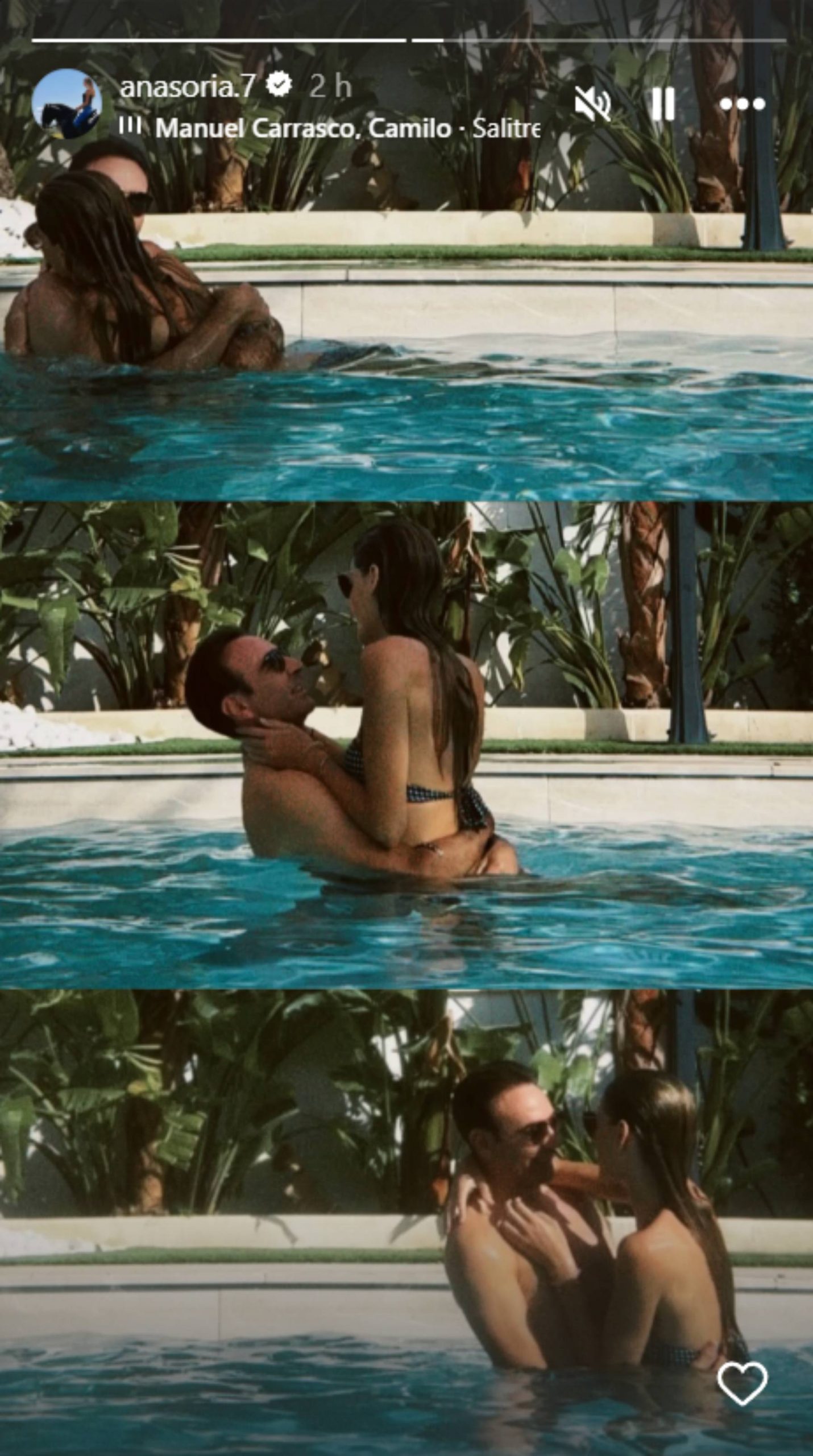 Enrique Ponce y Ana Soria durante sus vacaciones. (Foto: RRSS)