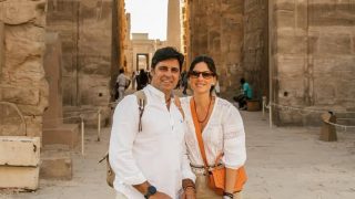 Francisco Rivera y Lourdes Montes en Egipto. (Foto: RRSS)