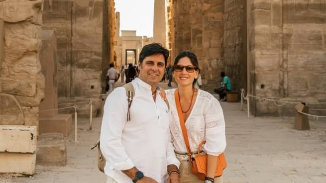 Francisco Rivera y Lourdes Montes en Egipto. (Foto: RRSS)
