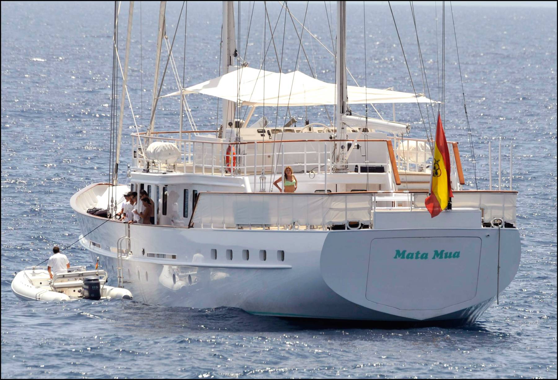 El Mata Mua por aguas de Ibiza. (Foto: Gtres)