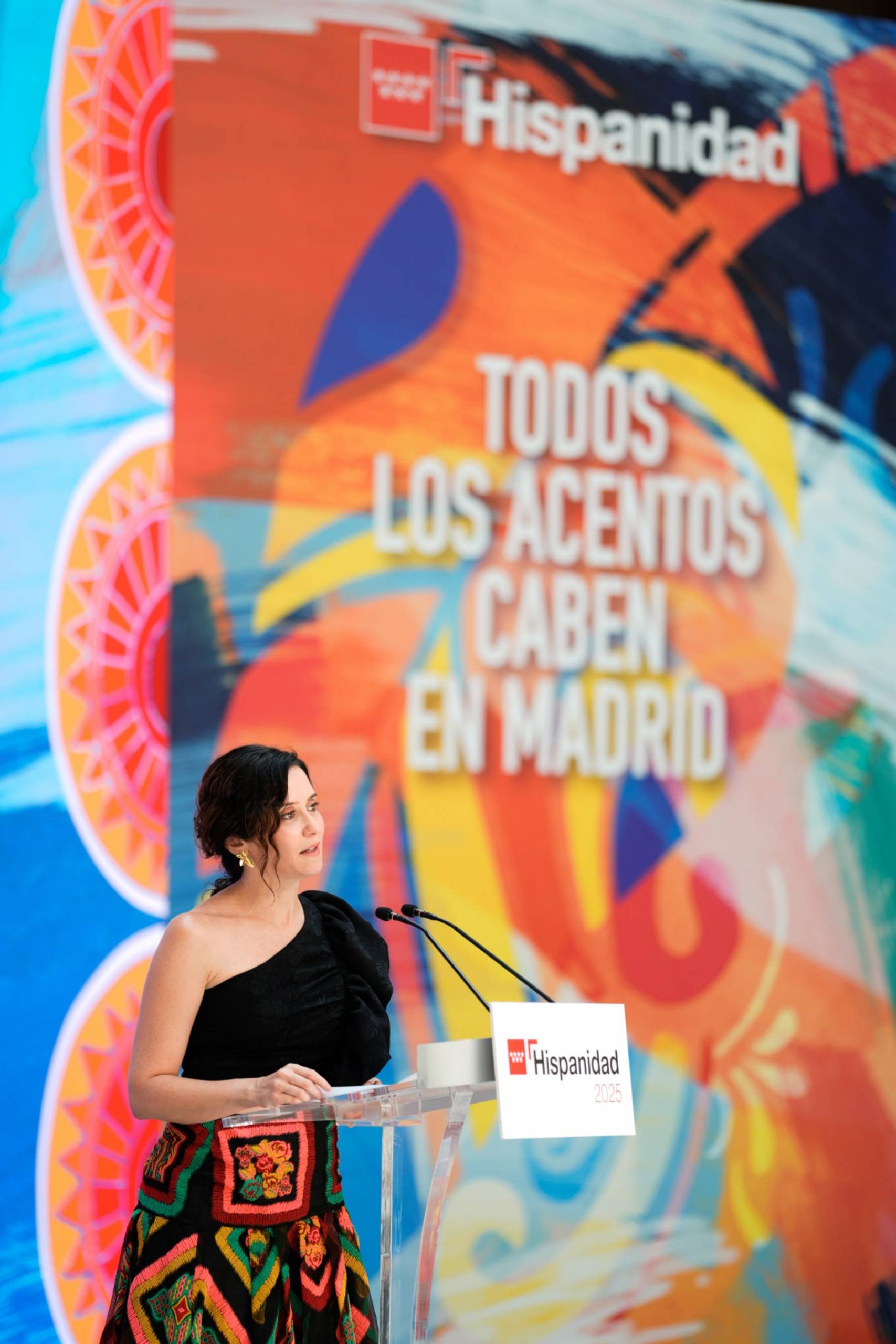 Isabel Díaz Ayuso en un acto en Madrid. (Foto: Gtres)