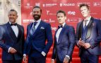 Urs Bühler, David Miller, Sébastien Izambard, Steven LaBrie en la II edición de los premios Academia de la Moda Española. (Foto: Gtres)