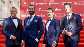 Urs Bühler, David Miller, Sébastien Izambard, Steven LaBrie en la II edición de los premios Academia de la Moda Española. (Foto: Gtres)