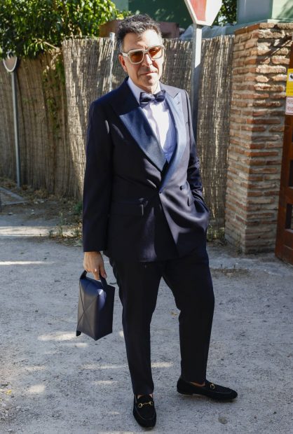 Ramón Freixa en la boda de Jaime Cantizano. (Foto: Gtres)