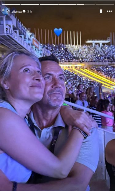 Los padres de Aitana en su concierto de Barcelona. (Foto: Instagram)