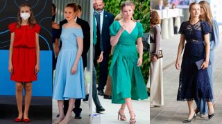 La evolución del estilo de la princesa Leonor. (Fotos: Gtres)