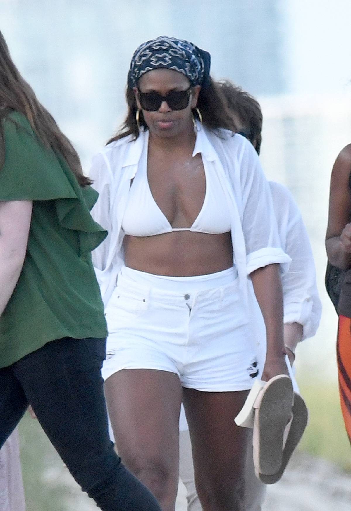 Michelle Obama de vacaciones en Miami. (Gtres)