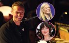 Chris Martin, Gwyneth Paltrow y Dakota Johnson. (FOTOS: GTRES)