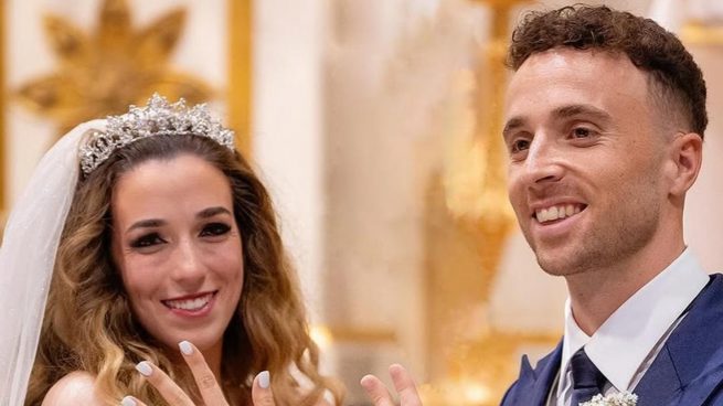Rute Cardoso y Diogo Jota. (FOTO: REDES SOCIALES)