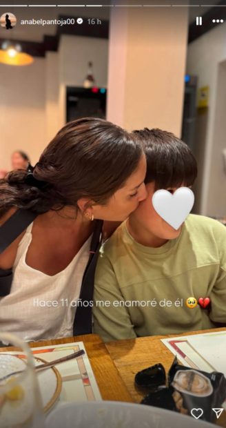 Anabel Pantoja junto a su sobrino Albertito. (Foto: Instagram)