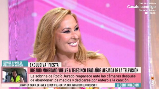 Chayo Mohedano en 'Fiesta'. (Foto: Telecinco)