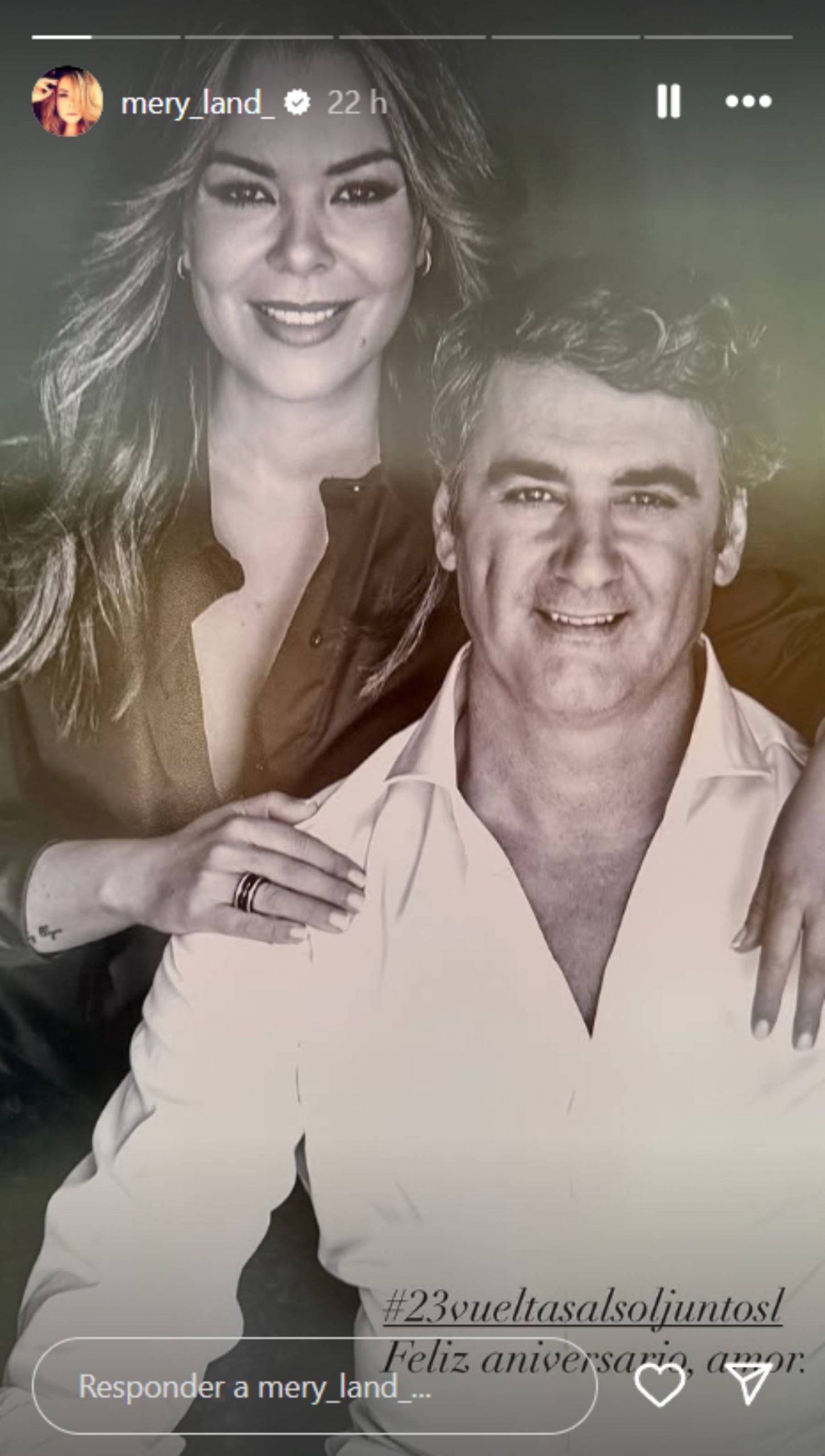 Historia de Instagram de María José Campanario. (Foto: RRSS)