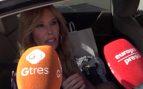 Lara Dibildos en el interior de un coche. (Foto: Gtres)