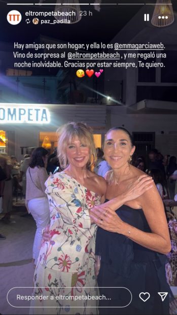Paz Padilla, El trompeta, Emma García