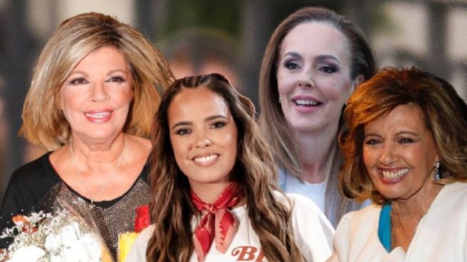 Terelu Campos, Gloria Camila, Rocío Carrasco, Maria Teresa Campos, Fiesta