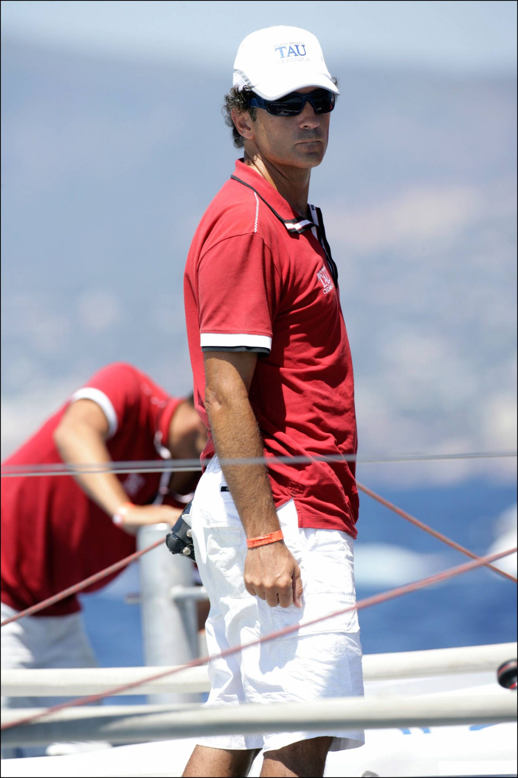Javier Banderas durante una competición de vela. (Foto: Gtres)