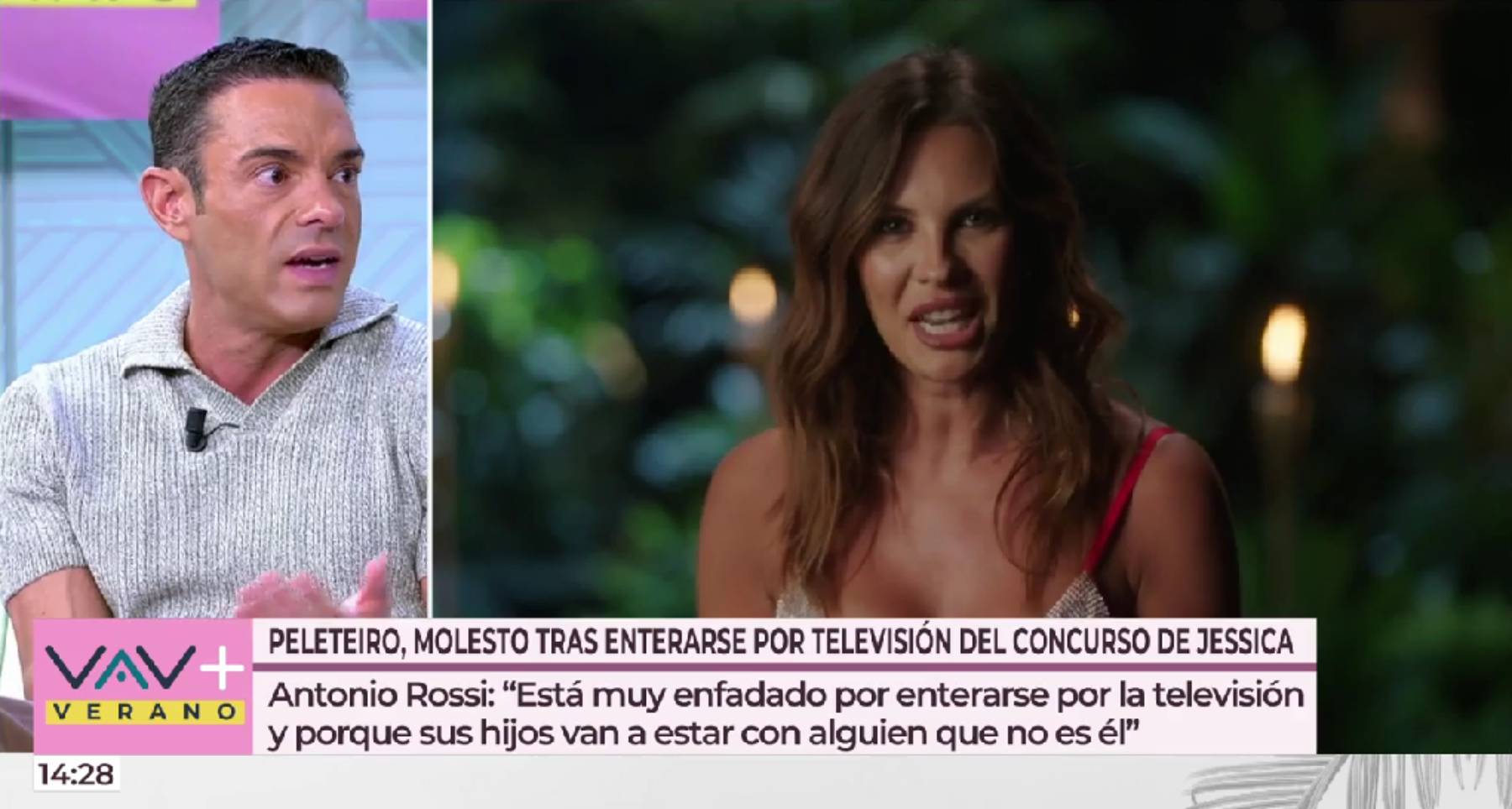 Antonio Rossi en el plató de 'Vamos a ver'. (Foto: Telecinco)