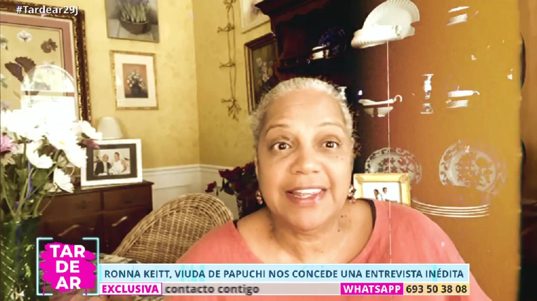 Ronna Keith en 'TardeAR'. (Foto: Telecinco)