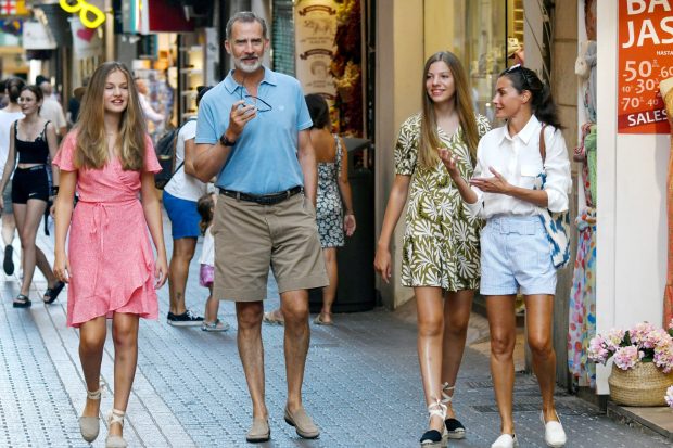 reina Letizia, Rey Felipe, Mallorca familia real