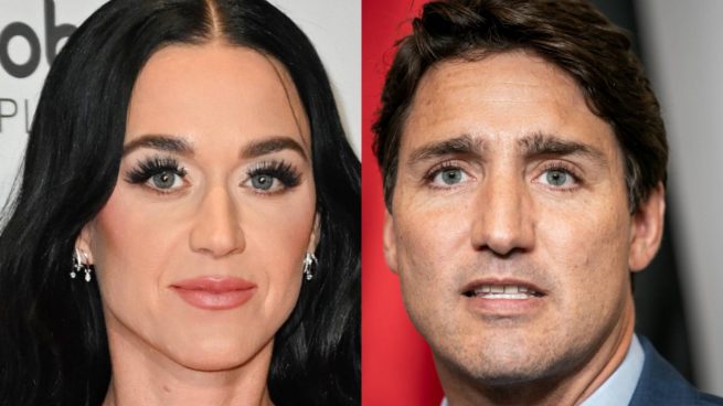 Katy Perry y el exprimer ministro canadiense, Justin Trudeau. (Foto: Gtres)