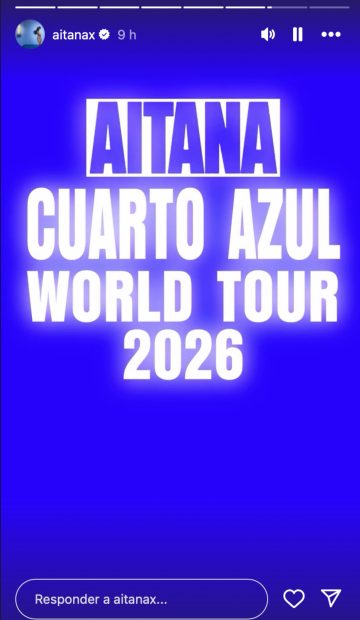 concierto Aitana, amaral, tour mundial aitana, aitana 2026, entradas aitana, aitana madrid