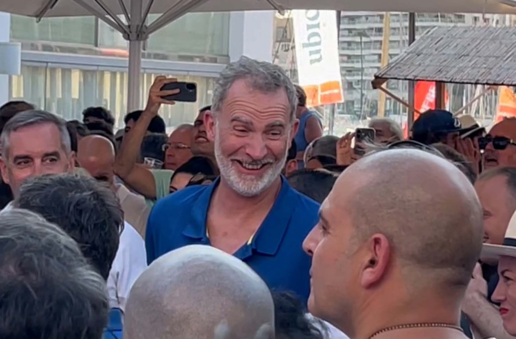 Felipe VI durante el concierto de Jaime Anglada. (Foto: Gtres)