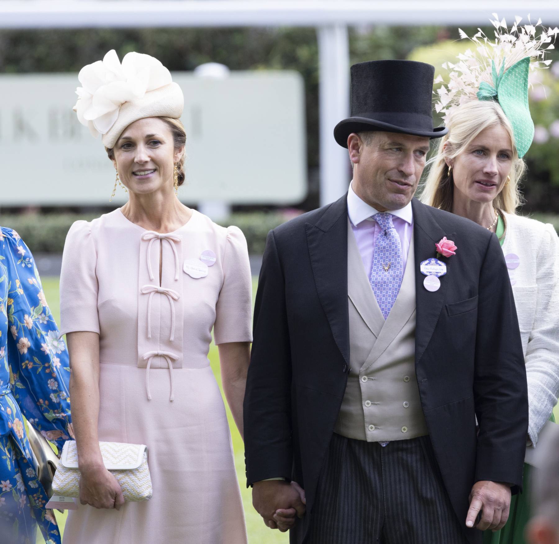 Peter Phillips y Harriet Sperling en Royal Ascot. (Foto: Gtres)