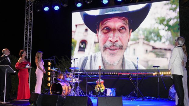 Video de Sergio Peris-Mencheta durante la Gala Contra el Cáncer de Marbella. (Foto: Gtres)