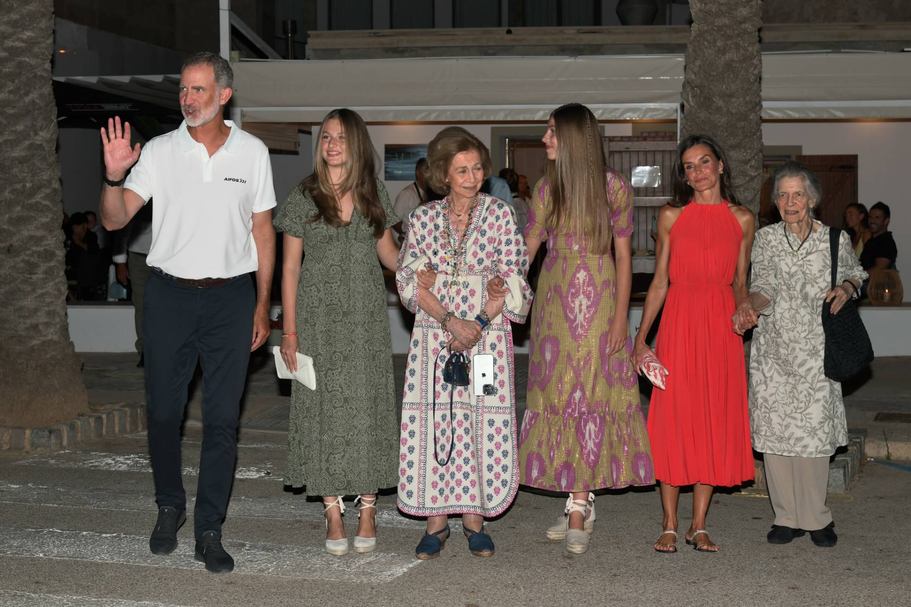 La Familia Real durante las vacaciones de 2024. (Foto: Gtres)