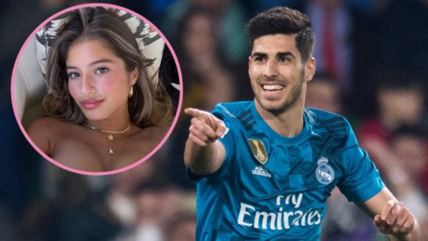 Marco Asensio y su nueva novia. (FOTOS: GTRES/ REDES SOCIALES)