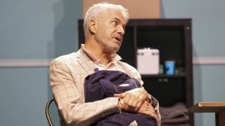 Agustín Bravo durante su obra de teatro. (Foto: Gtres)